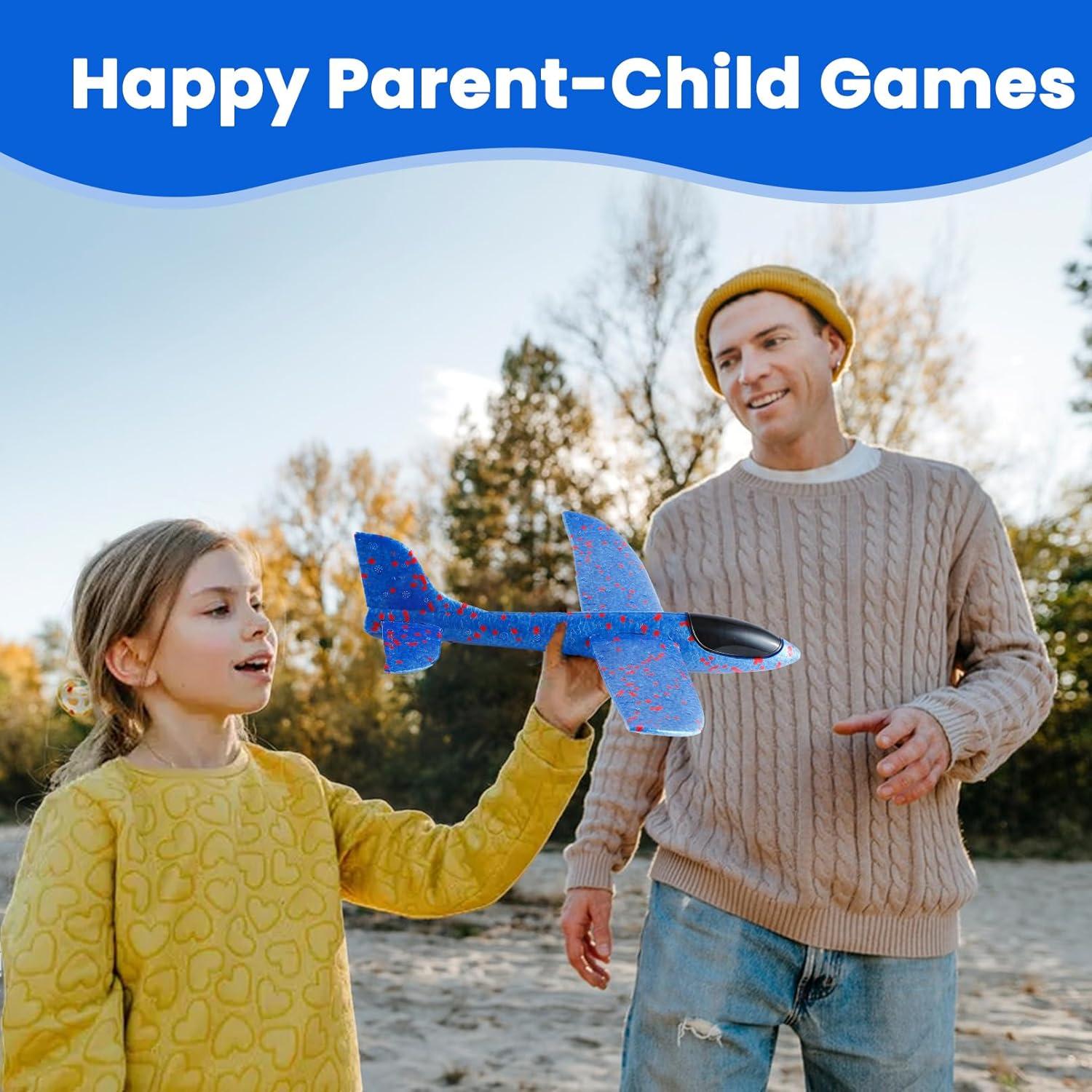 Paquete de 4 Aviones de Espuma EPP 34.3 cm para Niños