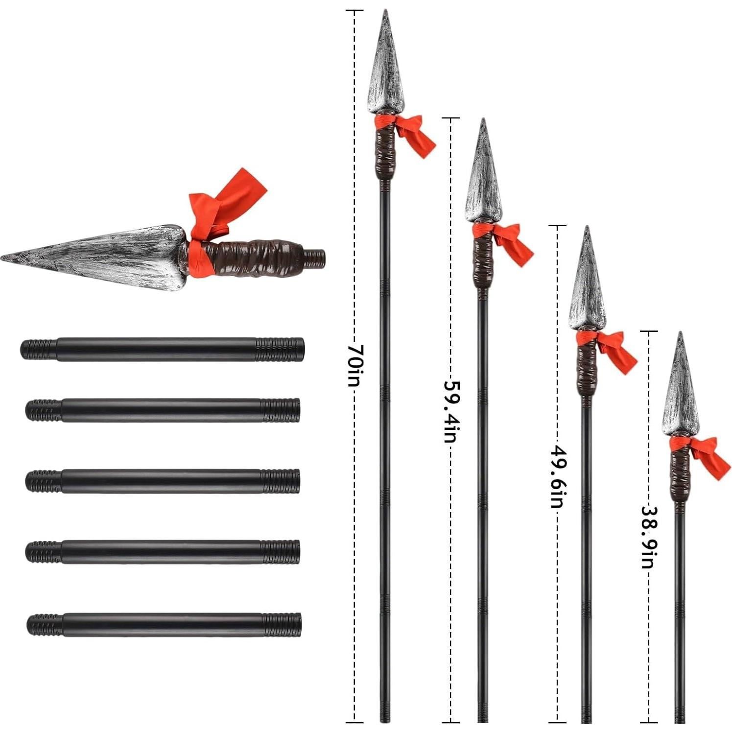 Lanza Espartana de Juguete 177.8 cm - Accesorio de Disfraz