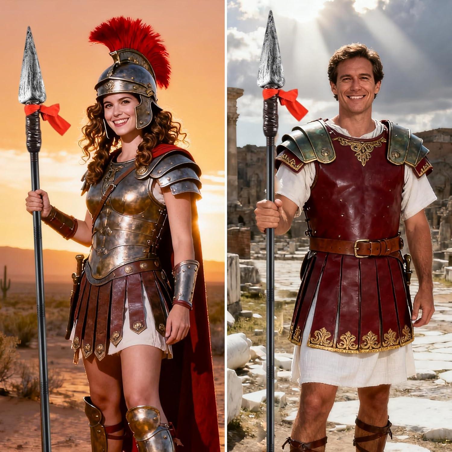 Lanza Espartana de Juguete 177.8 cm - Accesorio de Disfraz