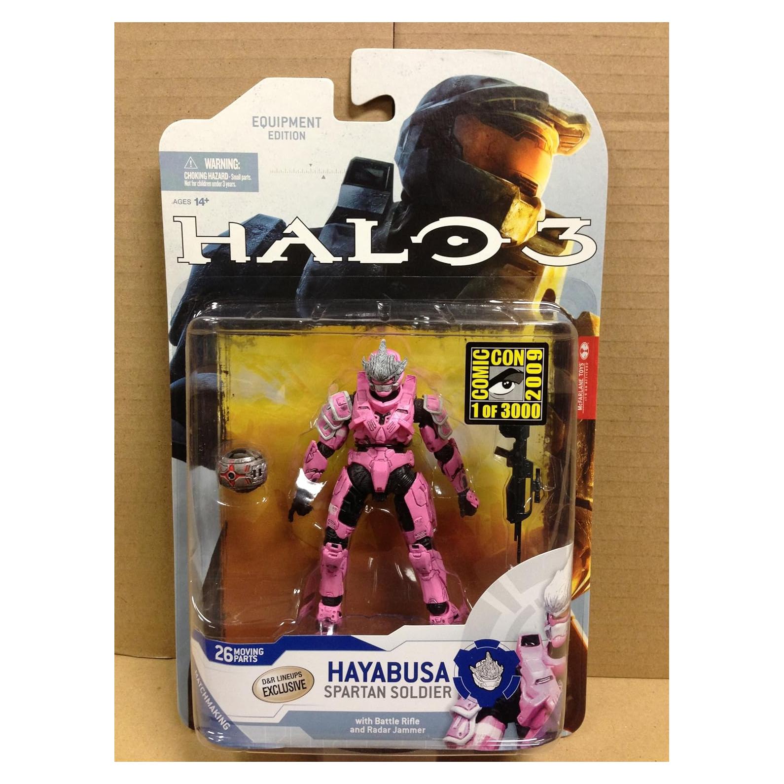 Figura de Acción Halo 3 McFarlane Toys Spartan Hayabusa PINK