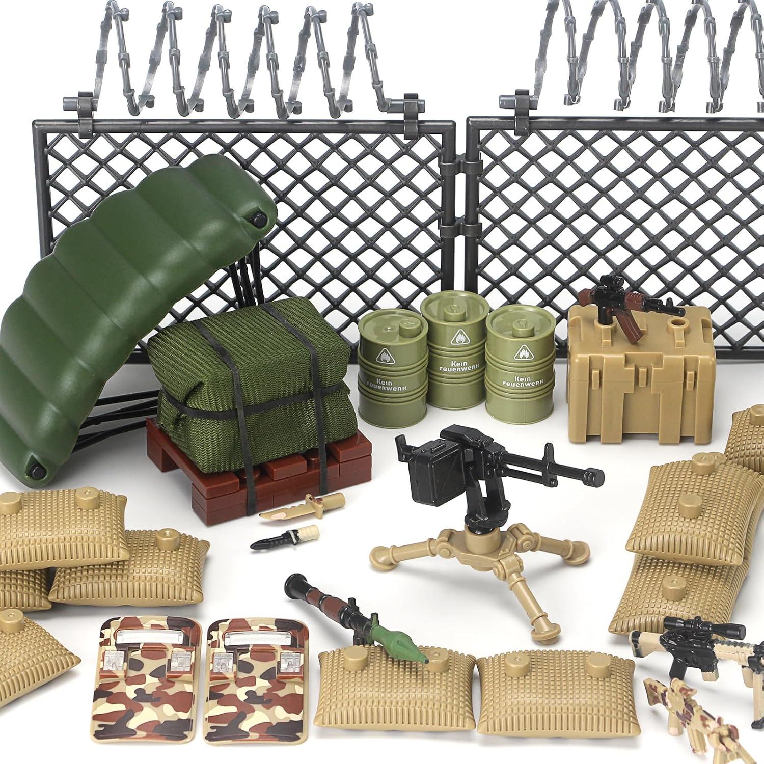 Juego de Bloques de Construcción Militar WX T149 - Accesorios Tácticos