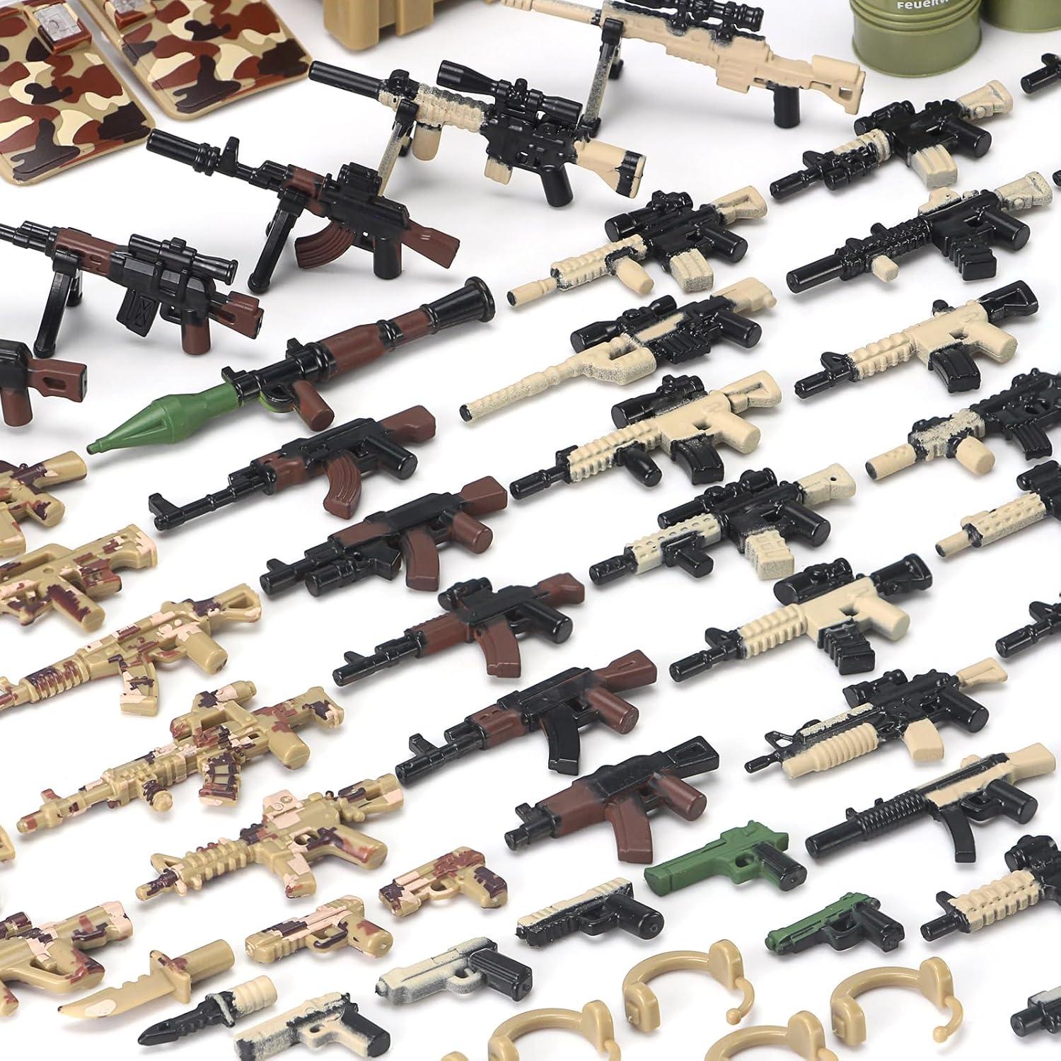 Juego de Bloques de Construcción Militar WX T149 - Accesorios Tácticos