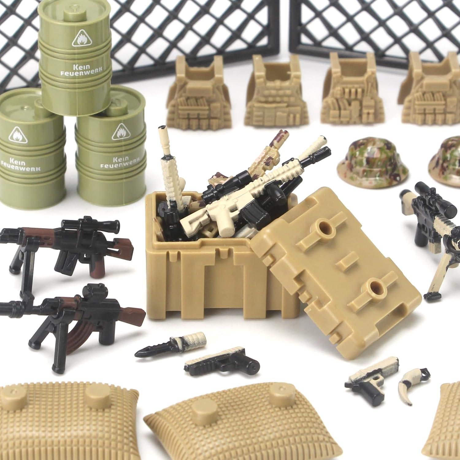 Juego de Bloques de Construcción Militar WX T149 - Accesorios Tácticos