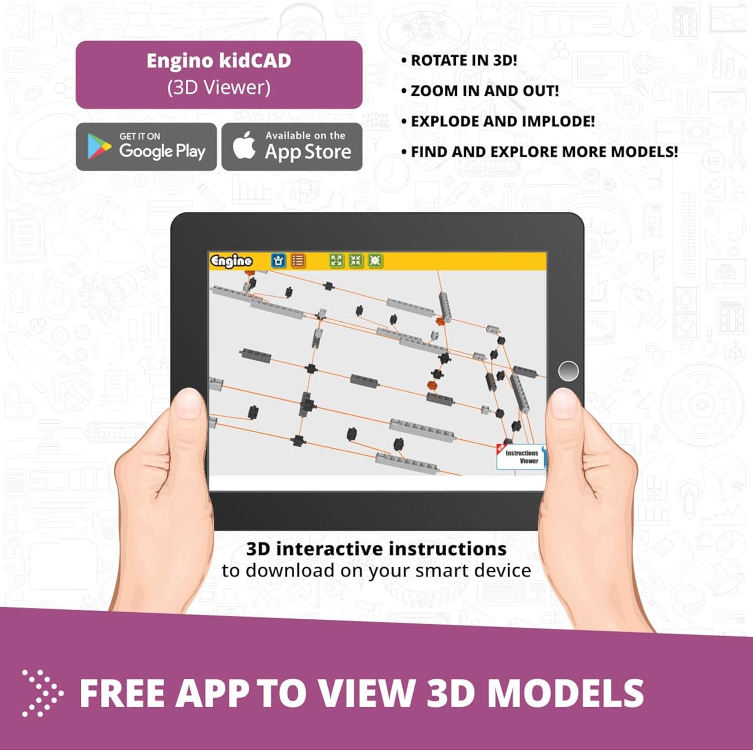 Kit de Construcción STEM Engino Leyes de Newton 9+