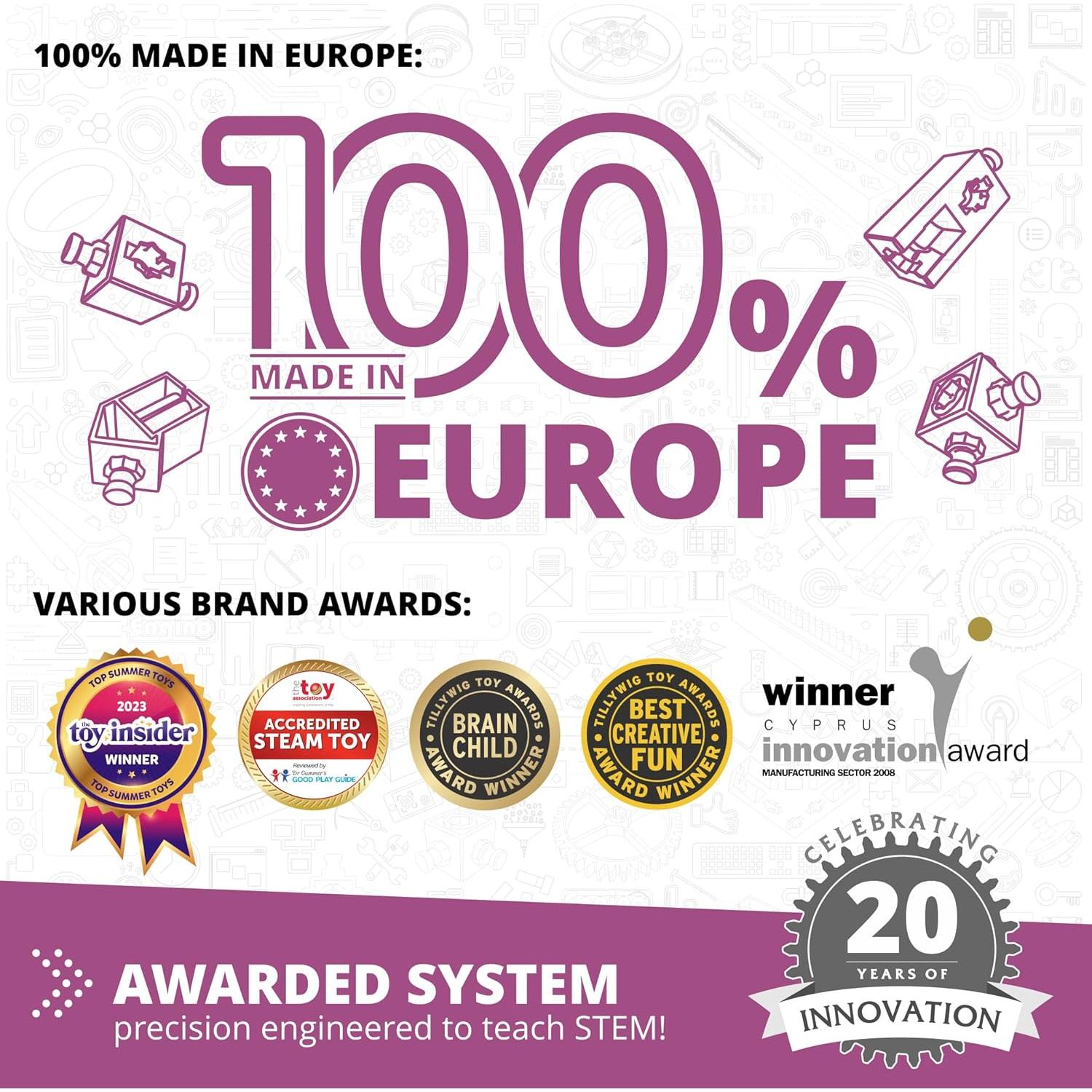 Kit de Construcción STEM Engino Leyes de Newton 9+