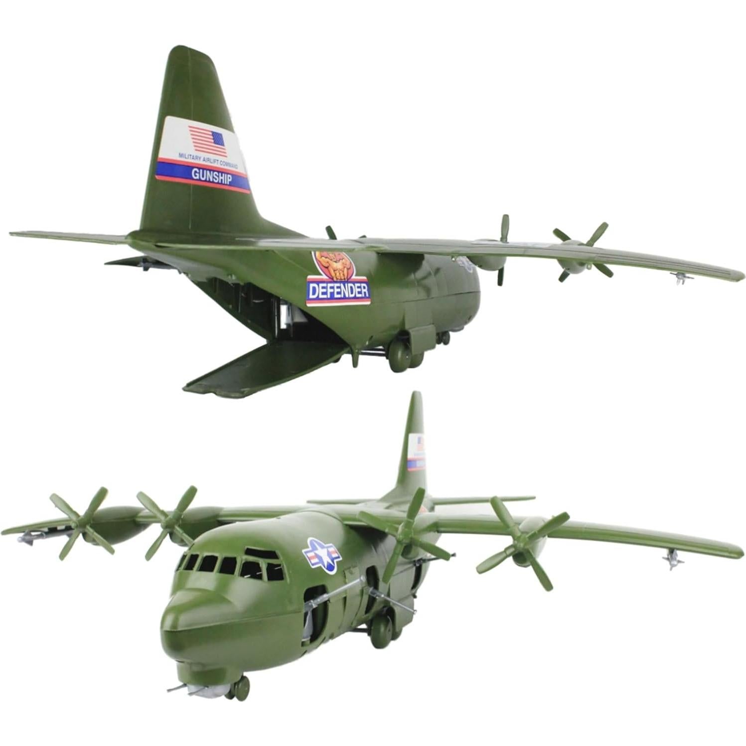 Juego de Soldados de Plástico TimMee C130 Verde Oliva 29pc