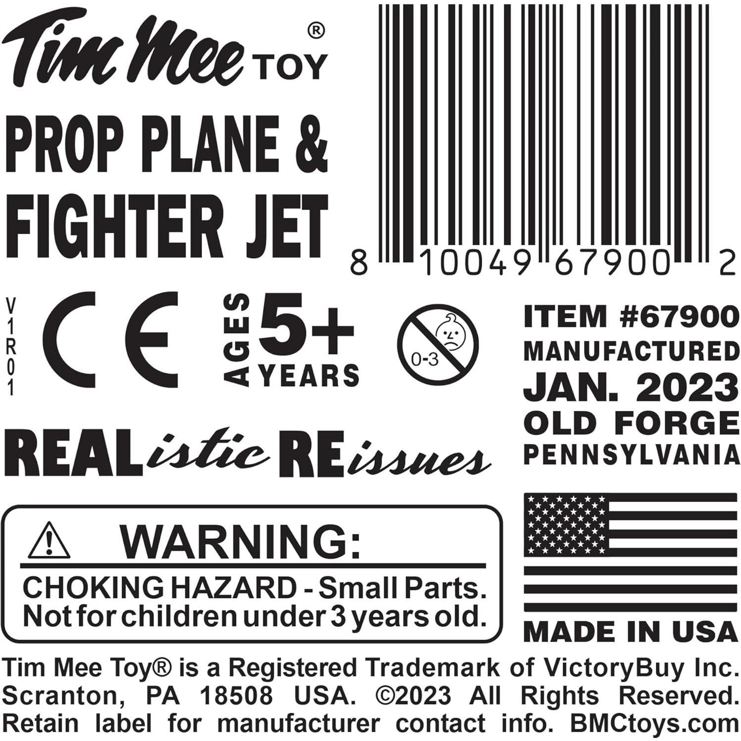 Set 2 Aeronaves TimMee: Avión Hélice y Jet Verde OD