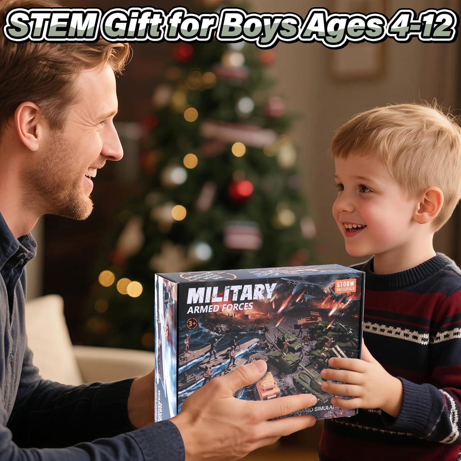 Juego de Batalla Militar 49 Piezas VBACALA con Mapa y Soldados