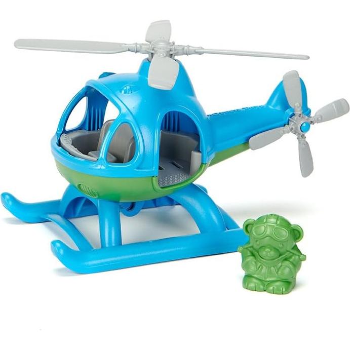 Helicóptero Ecológico Green Toys Azul Verde 24.4x15.6cm