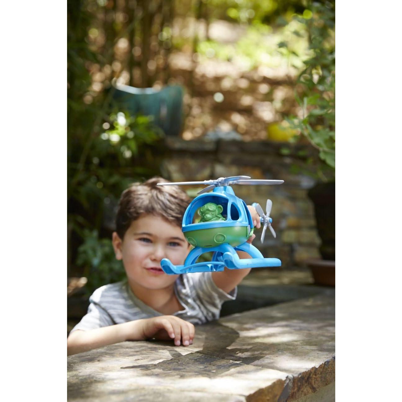 Helicóptero Ecológico Green Toys Azul Verde 24.4x15.6cm