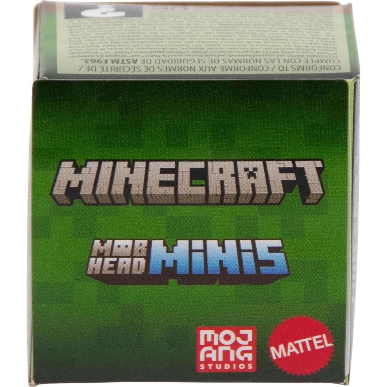 Cabezales de Mob Minecraft Mattel - Paquete de 3 Figuras Sorpresa