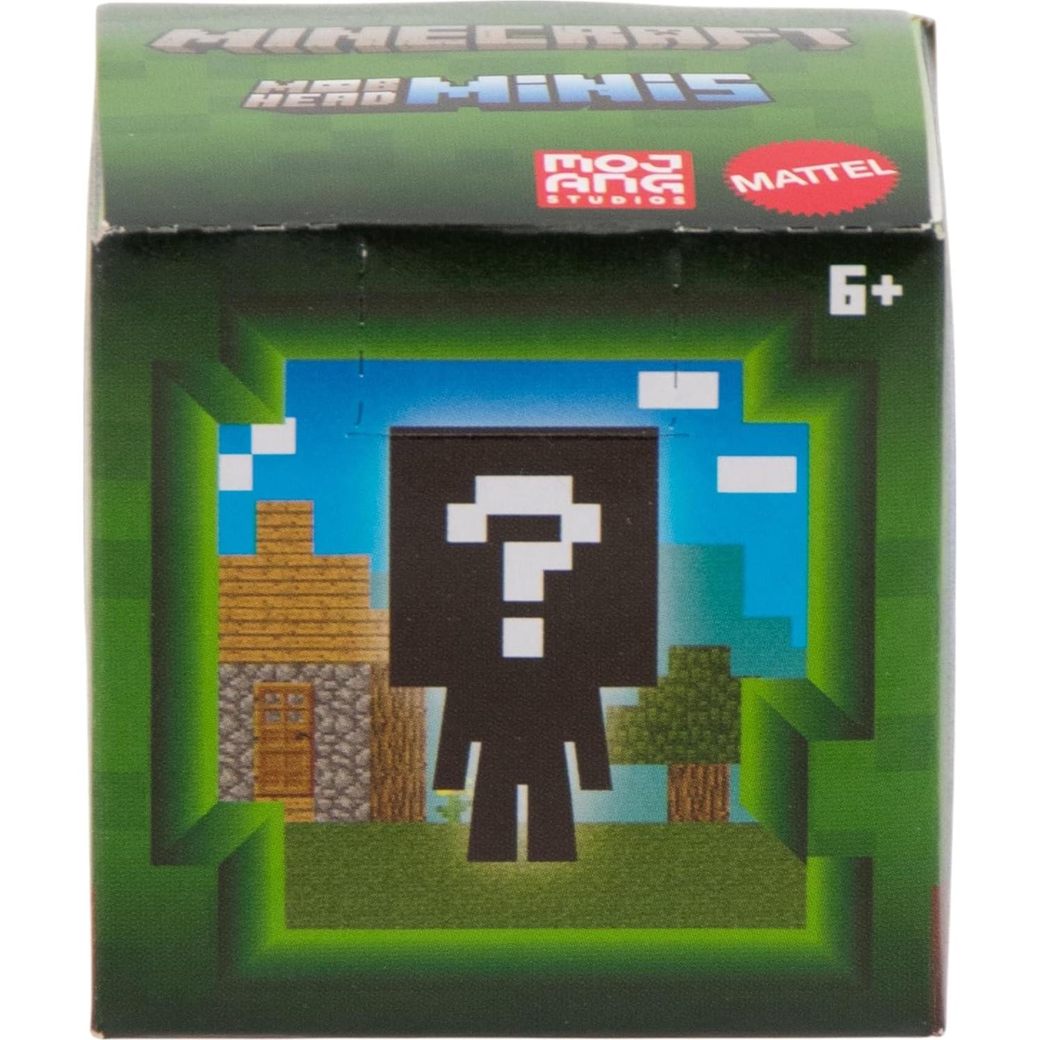 Cabezales de Mob Minecraft Mattel - Paquete de 3 Figuras Sorpresa
