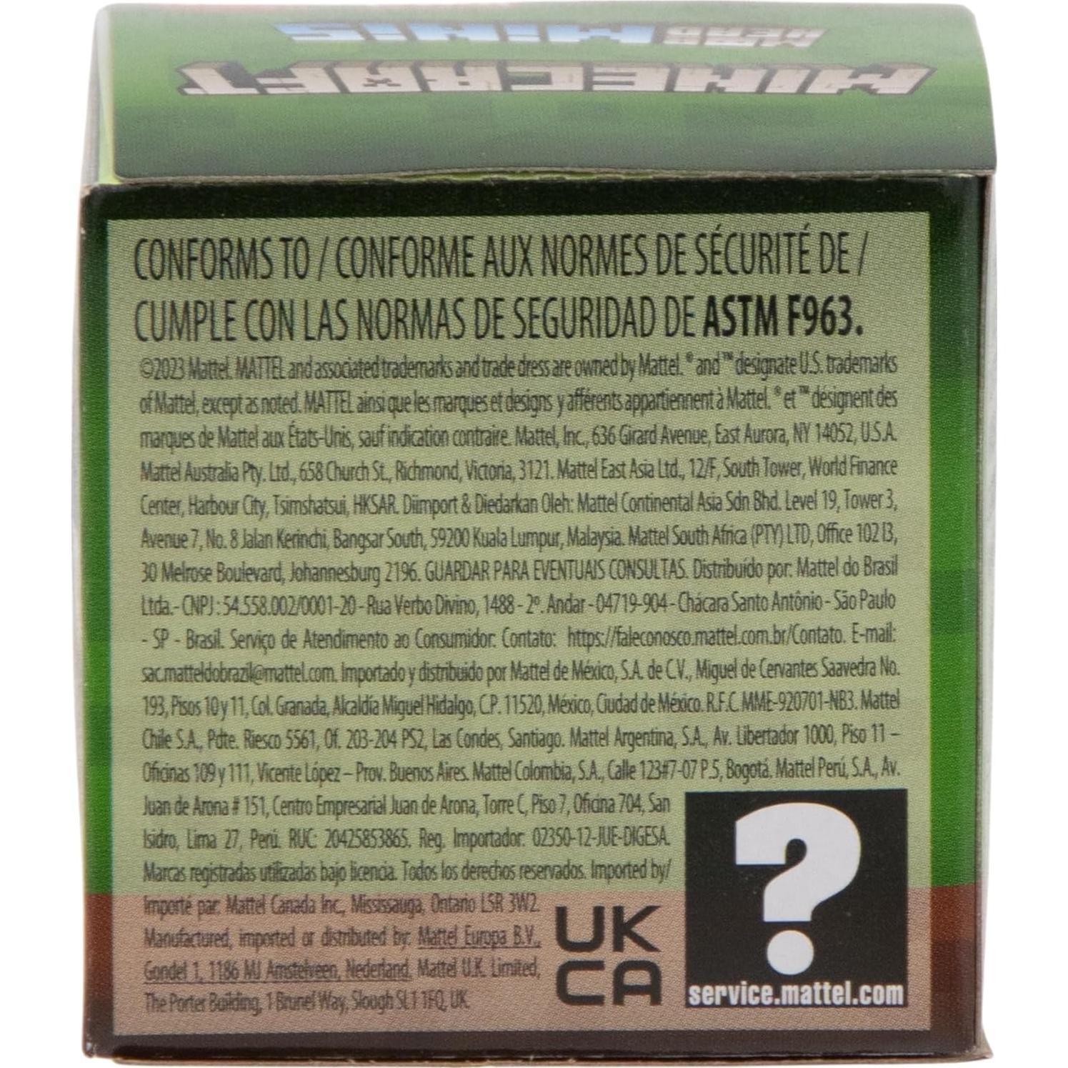 Cabezales de Mob Minecraft Mattel - Paquete de 3 Figuras Sorpresa