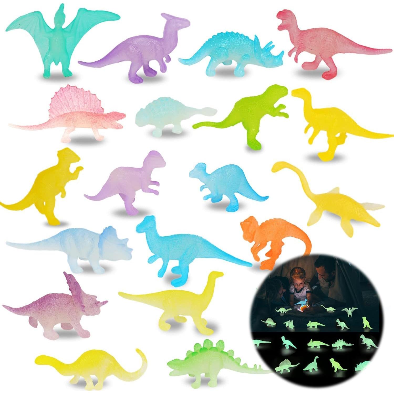 Mini Dinosaurios Brillantes FOIMAS 44pcs para Fiesta Infantil
