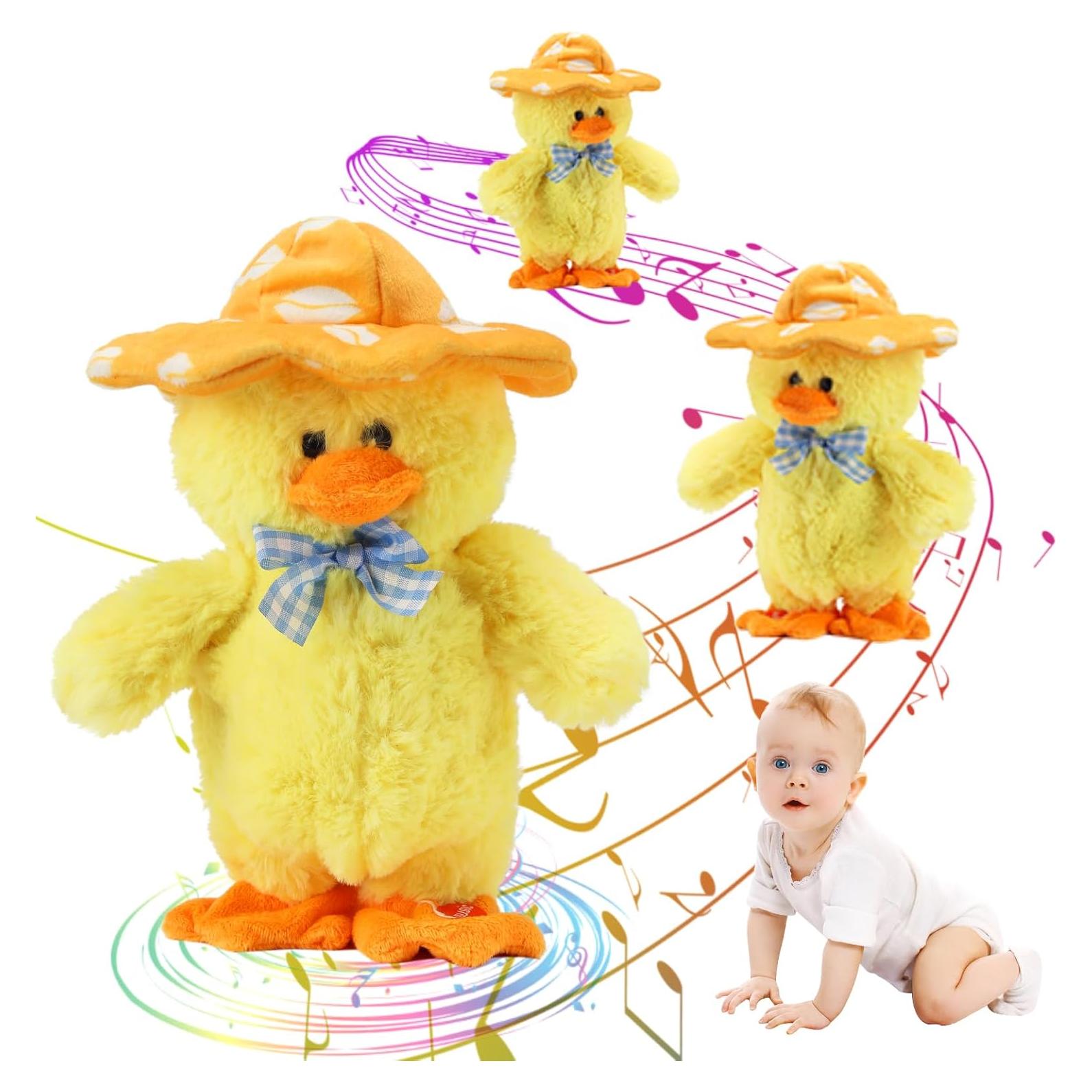 Juguete Interactivo Pato Cantante Hablante MILEGI 20 cm