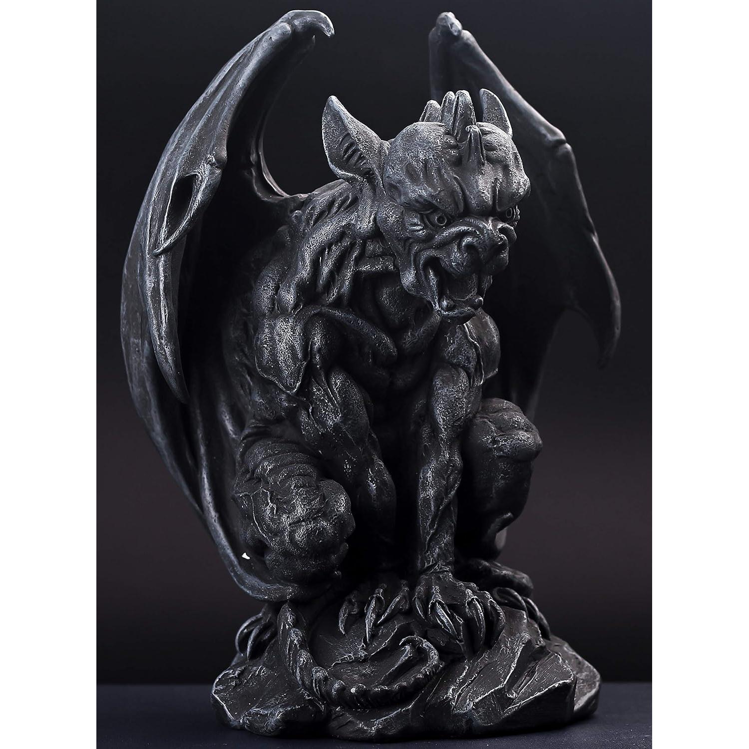 Estatua Gárgola Alada JORAE 23 cm Resina Decoración Halloween