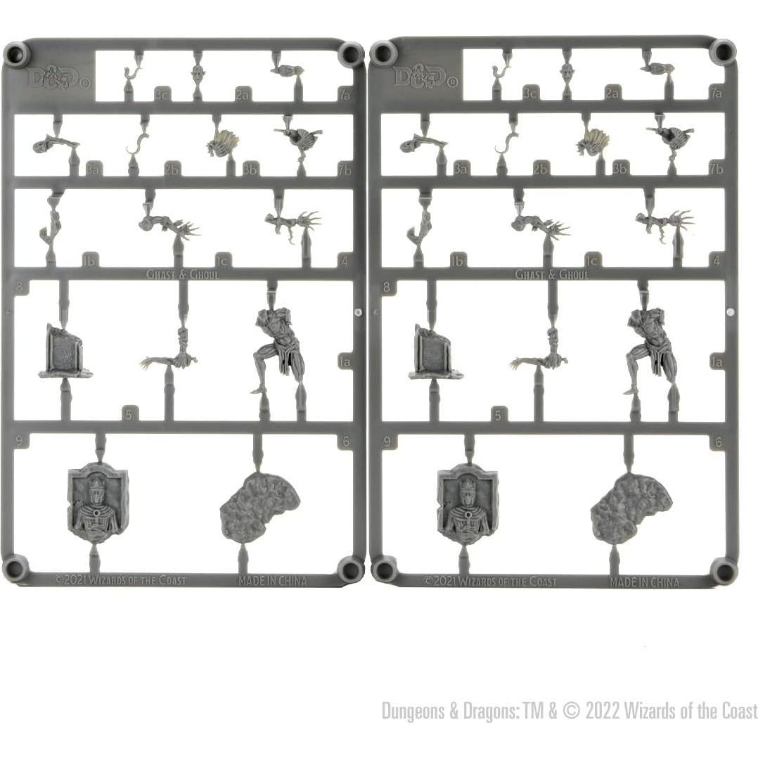 Miniaturas D&D Frameworks WizKids Ghast y Ghoul sin pintar
