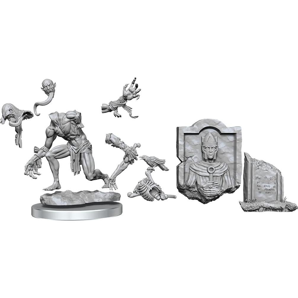 Miniaturas D&D Frameworks WizKids Ghast y Ghoul sin pintar