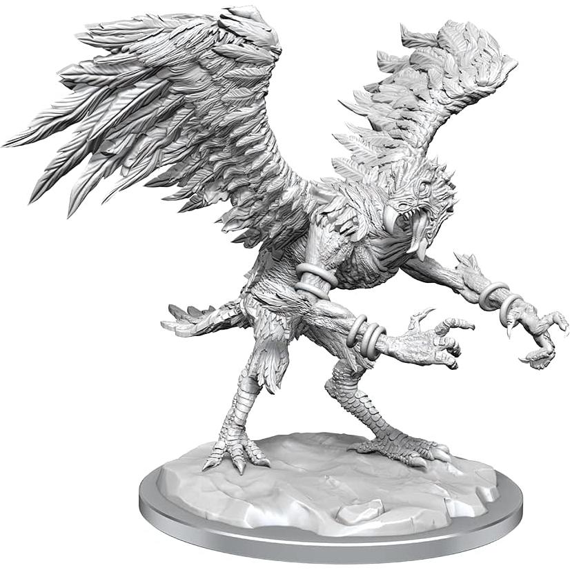 Miniatura Vrock sin pintar WizKids D&D Frameworks 3 piezas