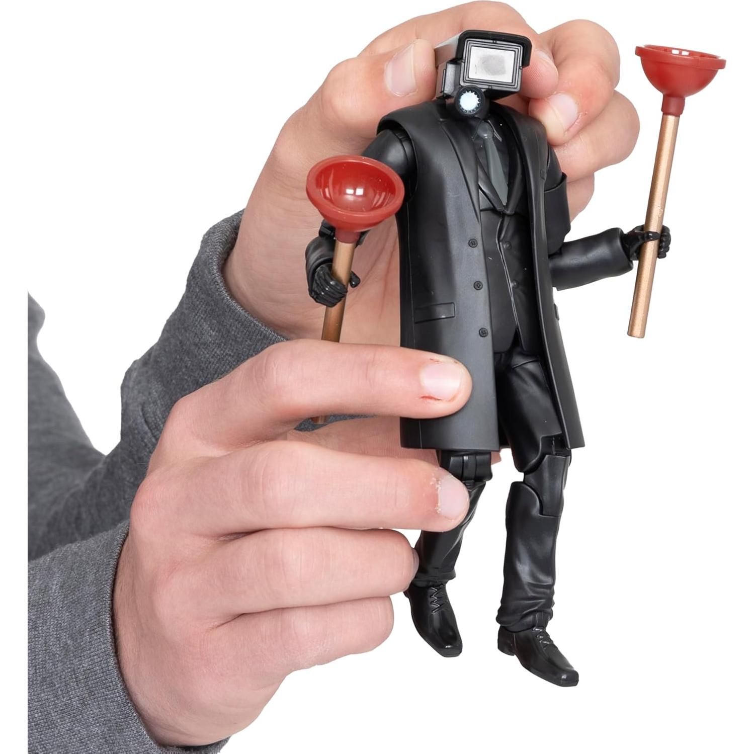 Figuras coleccionables Skibidi Toilet Deluxe - 4 personajes