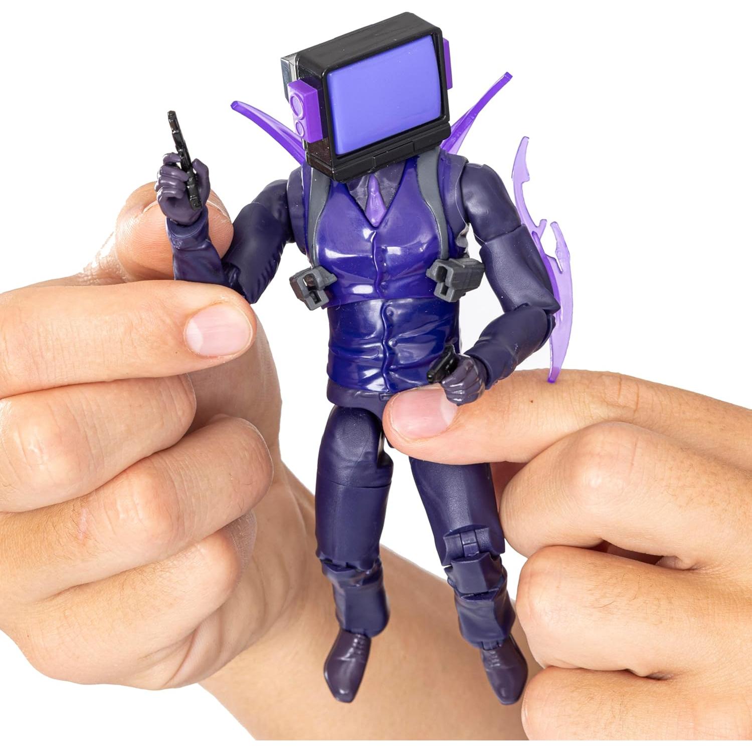 Figuras coleccionables Skibidi Toilet Deluxe - 4 personajes