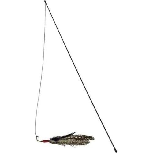 Juguete Interactivo para Gatos GoCat Da Bird con Plumas 91.44 cm