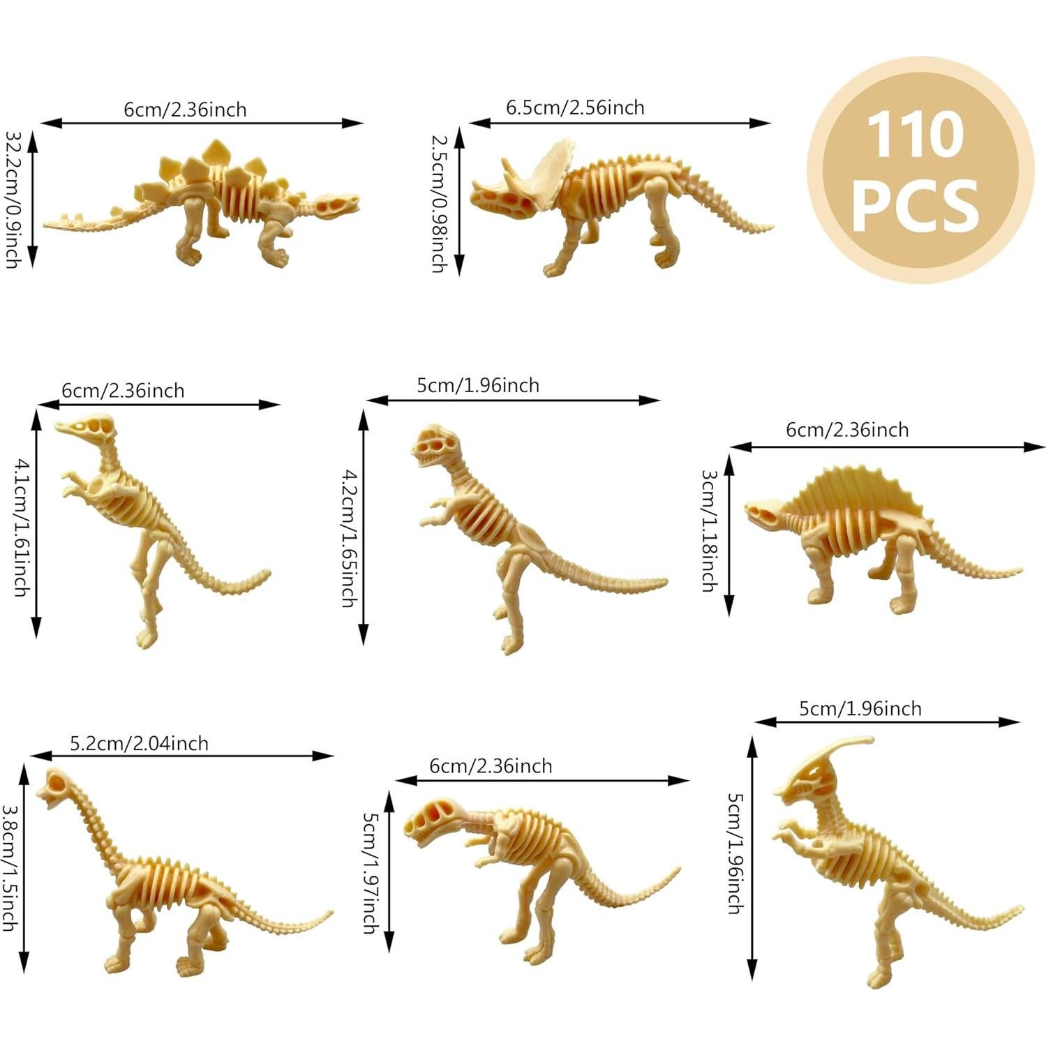 Juguetes de Esqueleto de Dinosaurio 110 Piezas HAVAGDTM