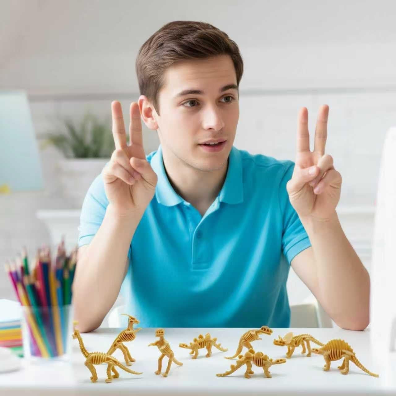 Juguetes de Esqueleto de Dinosaurio 110 Piezas HAVAGDTM