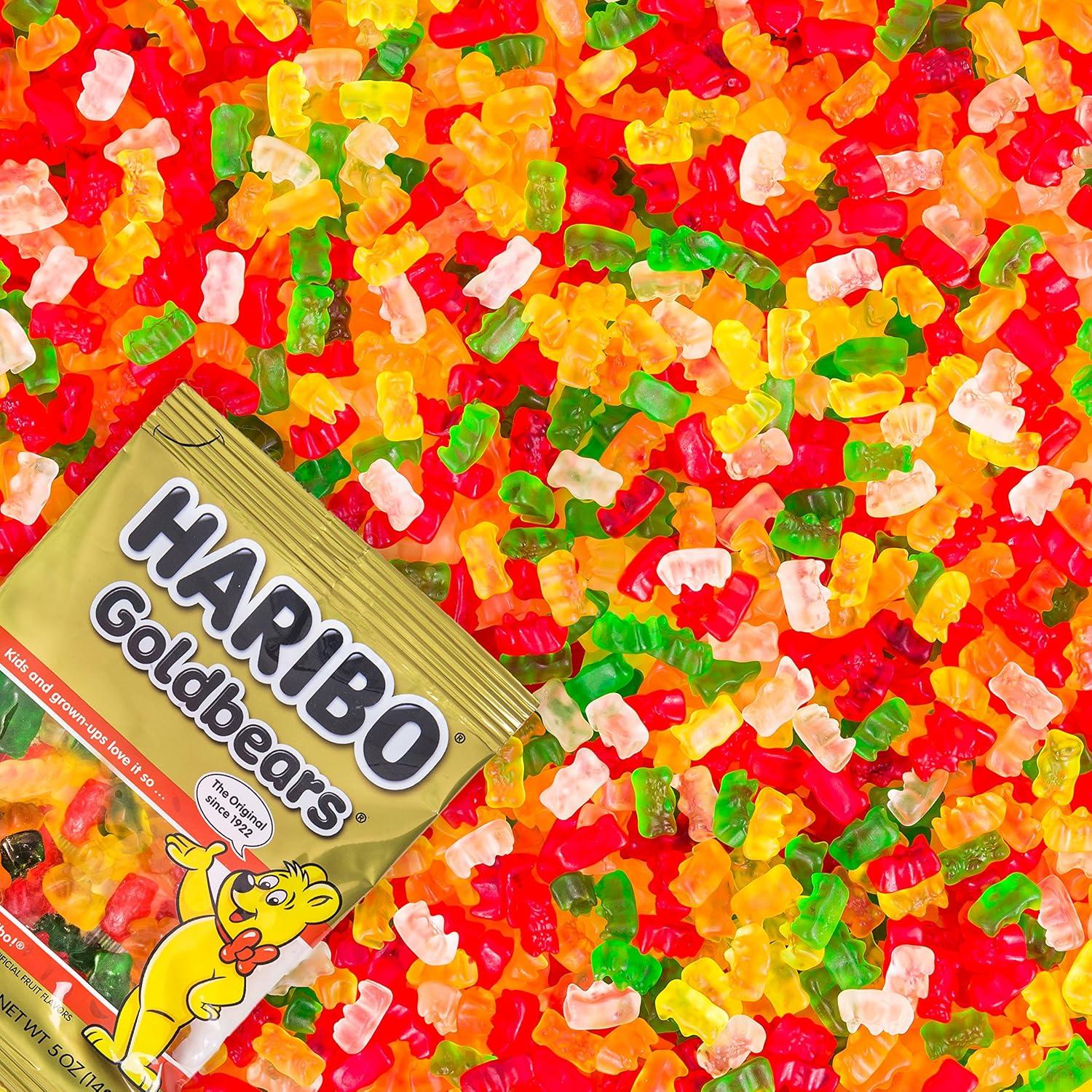 HARIBO Goldbears Gummy 142 g - Paquete de 12 Sabores Variados