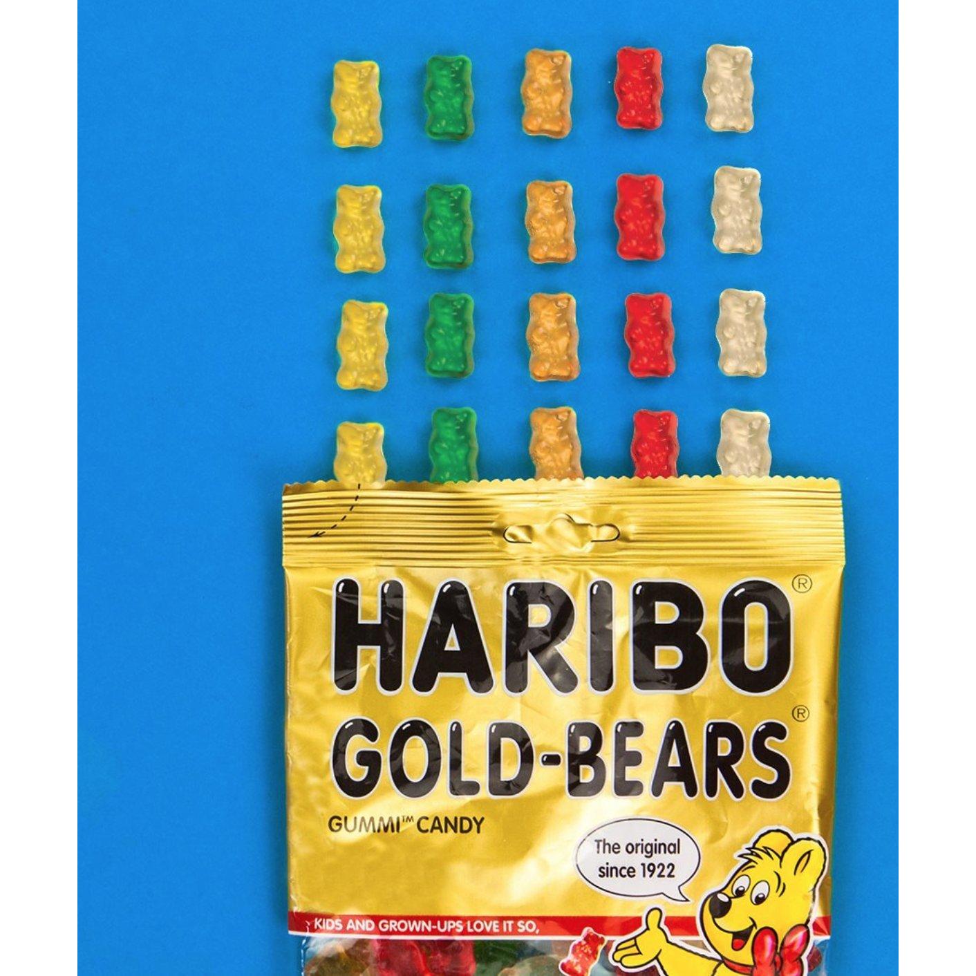 HARIBO Goldbears Gummy 142 g - Paquete de 12 Sabores Variados