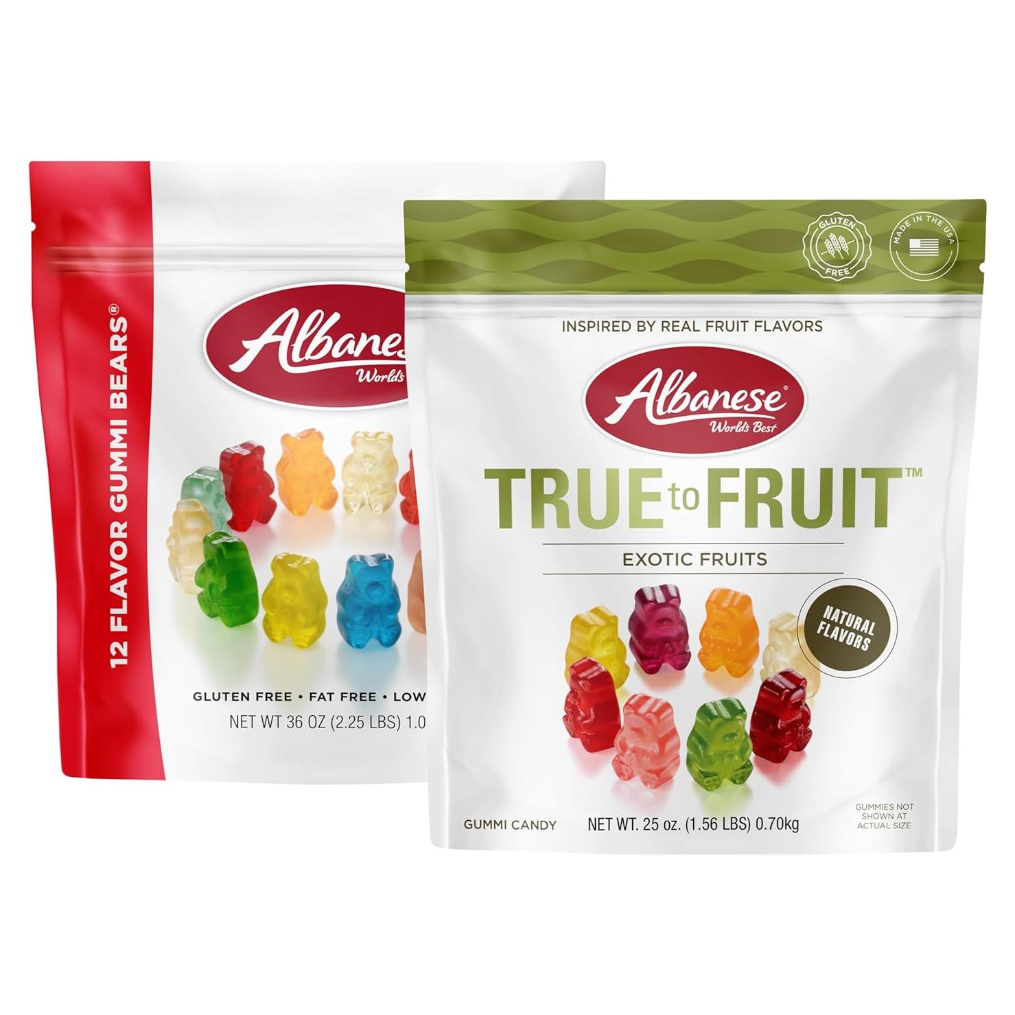 Paquete Familiar Albanese Gummy Bears 12 Sabores 1735g