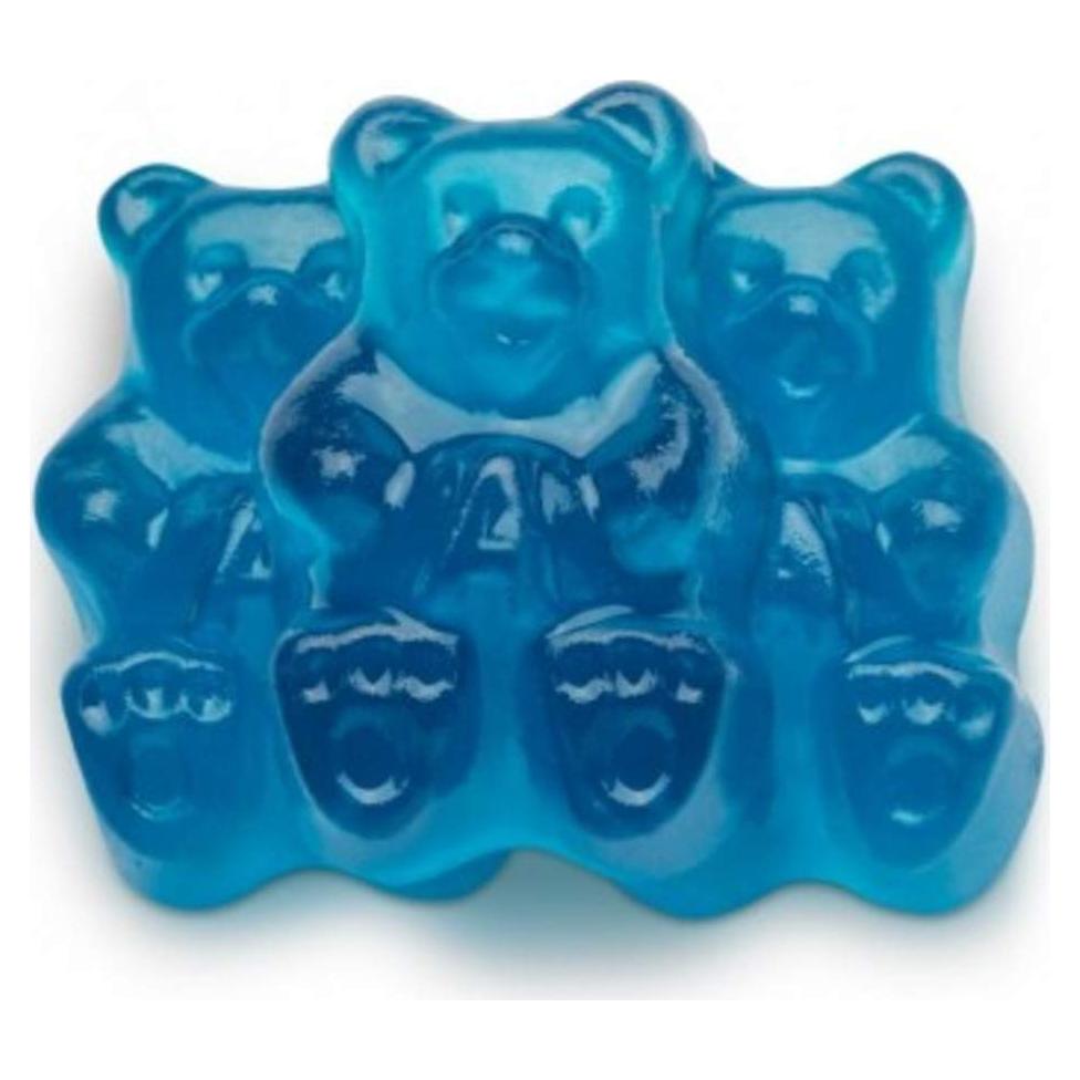 Ositos de Goma Frambuesa Azul All City Candy 453g Sin Gluten