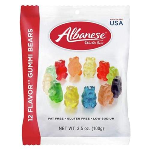 Gomitas Albanese 99.22g - 12 Sabores Frutales Sin Gluten