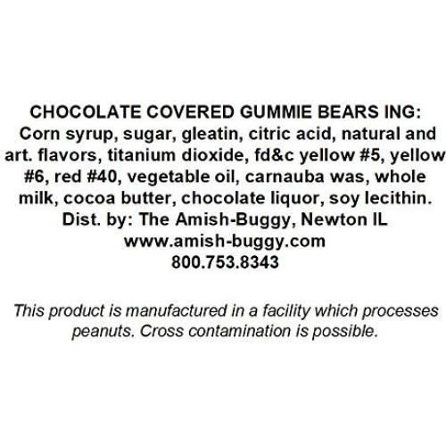 Ositos de Goma Surtidos Cubiertos de Chocolate The Amish-Buggy 1.36kg