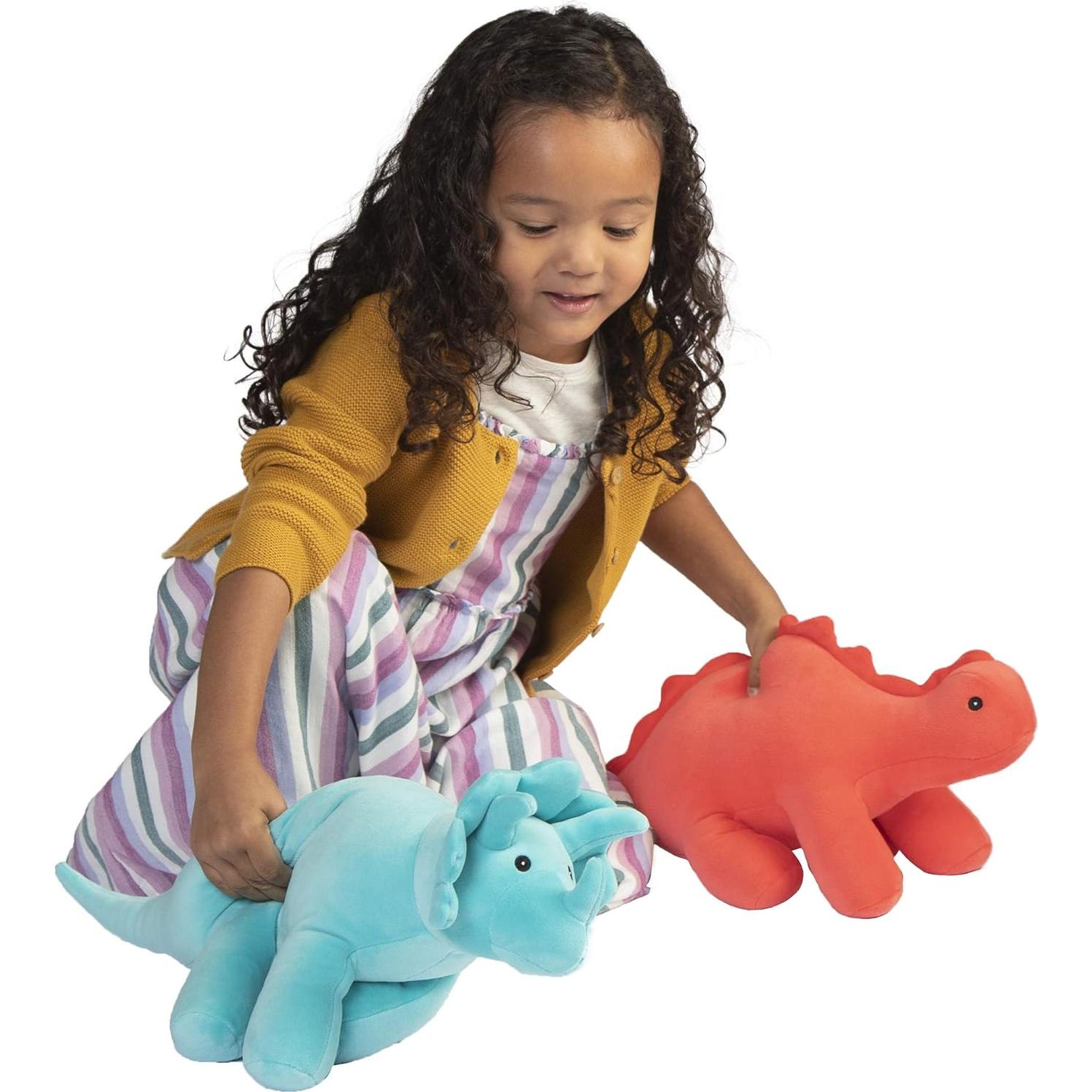 Dinosaurio de Peluche Gummy Velveteen Stegosaurus 24 cm Manhattan Toy