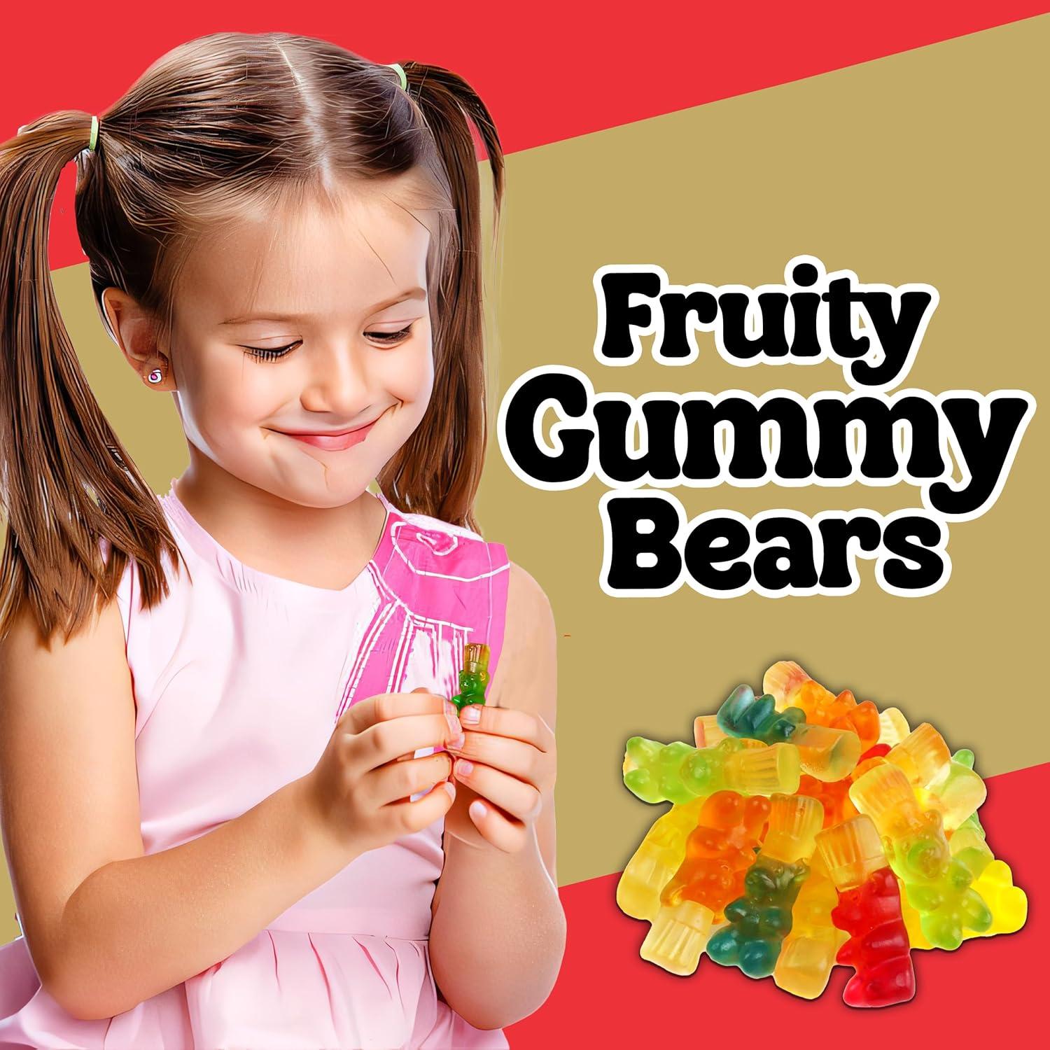 Gomitas de Osos Frutales ZompoZ 1.36 kg a granel sin gluten