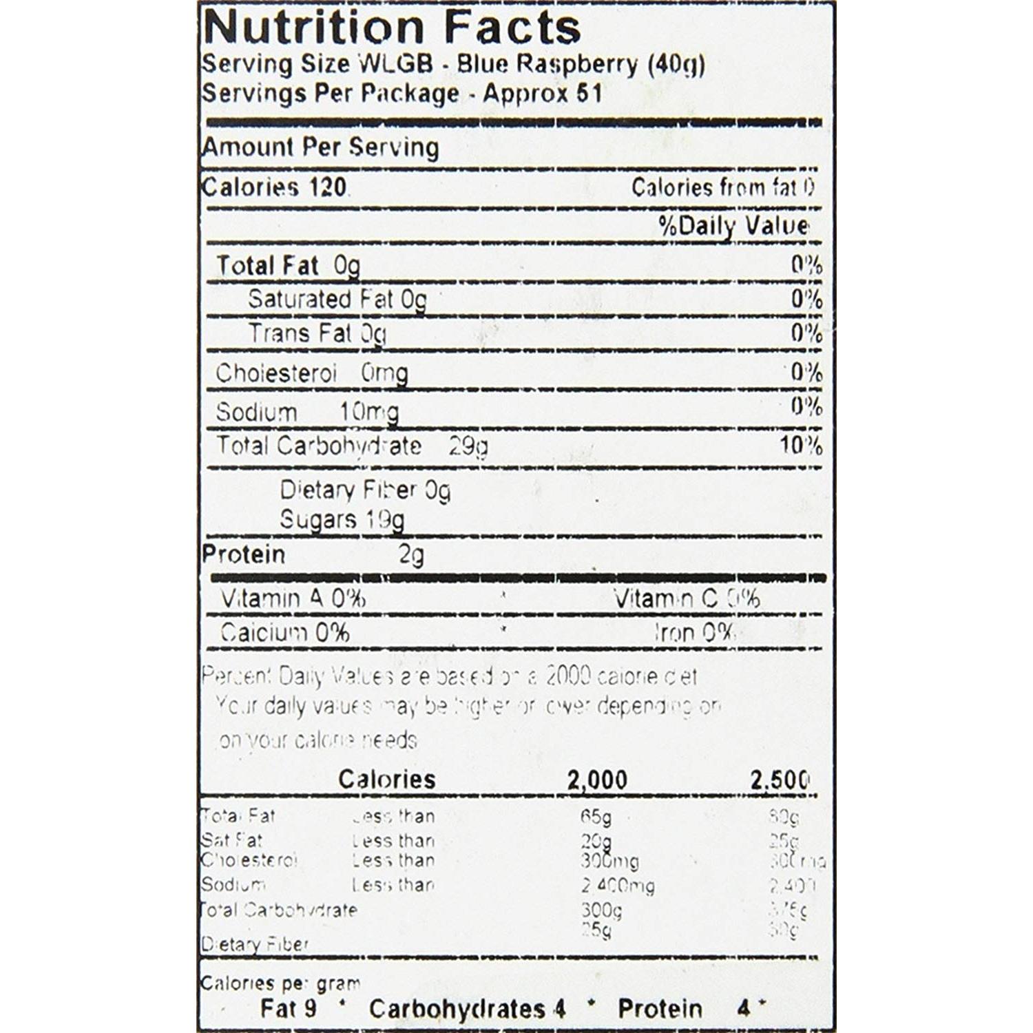 Oso de Goma Gigante 2.27 kg Frambuesa Azul - Los Osos de Goma