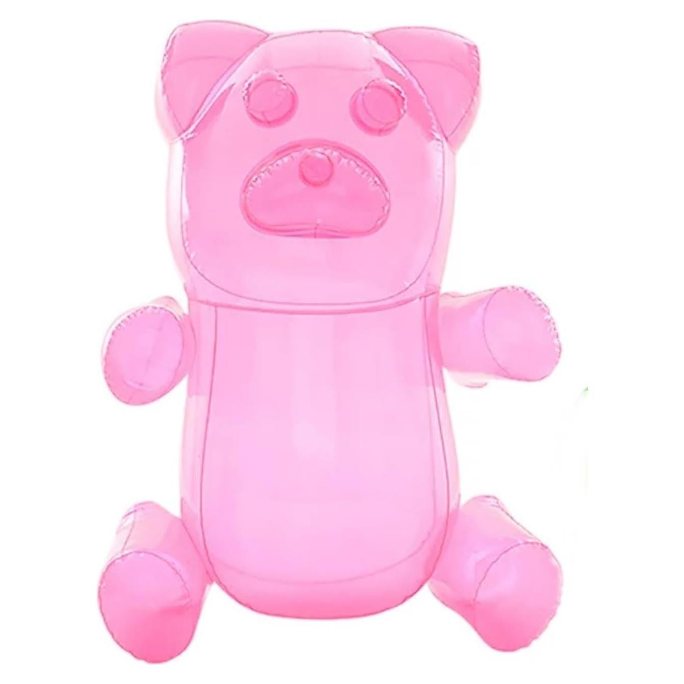 Osito de Goma Inflable Rosa 61 cm - Decoración Fiesta