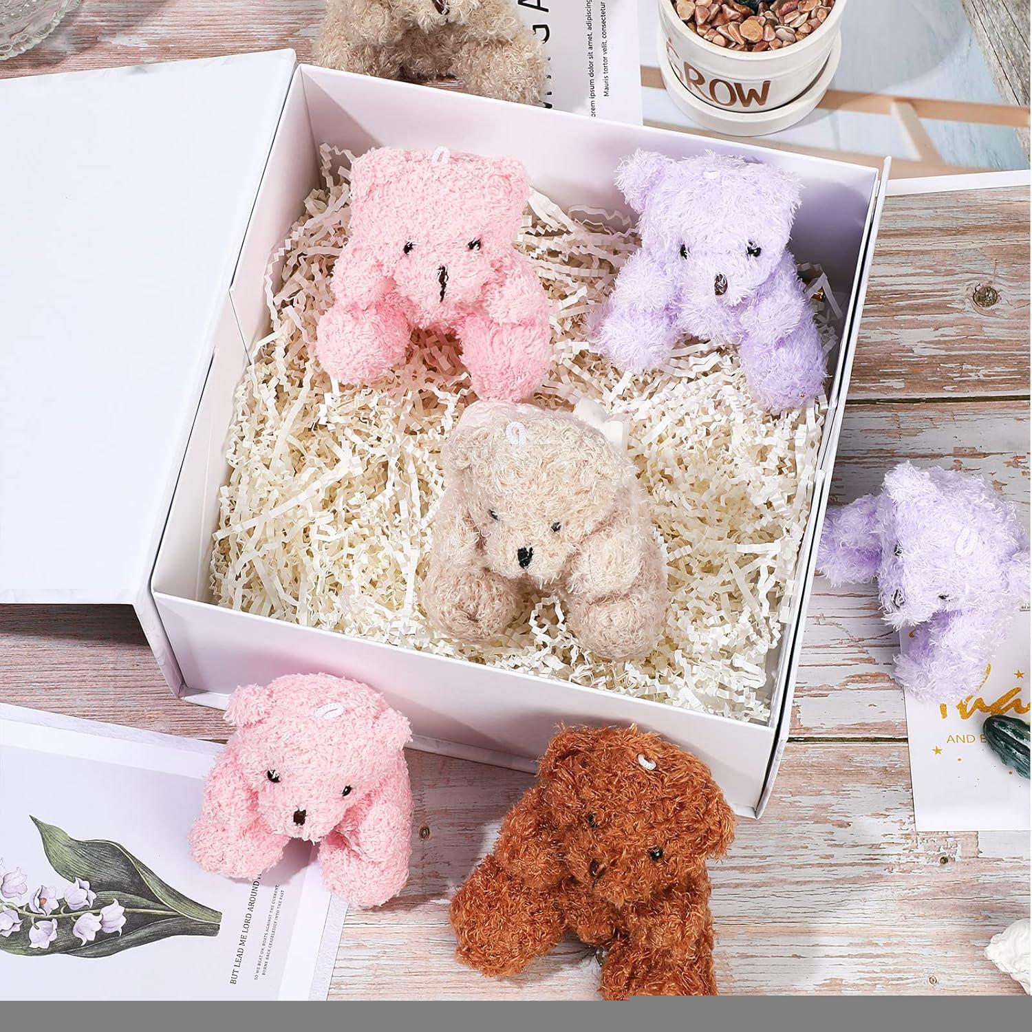 Sotiff 12 Mini Ositos de Peluche 10 cm para Regalo y Decoración