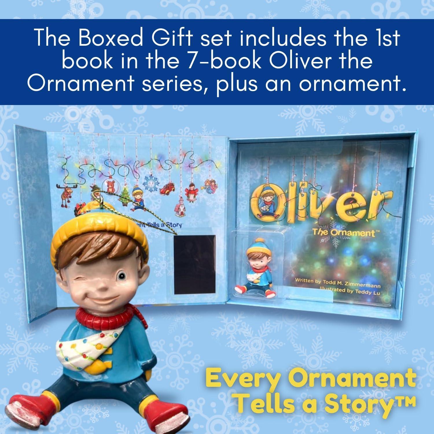 Conjunto de Regalo Oliver - Libro de Navidad y Adorno - 1.02 kg