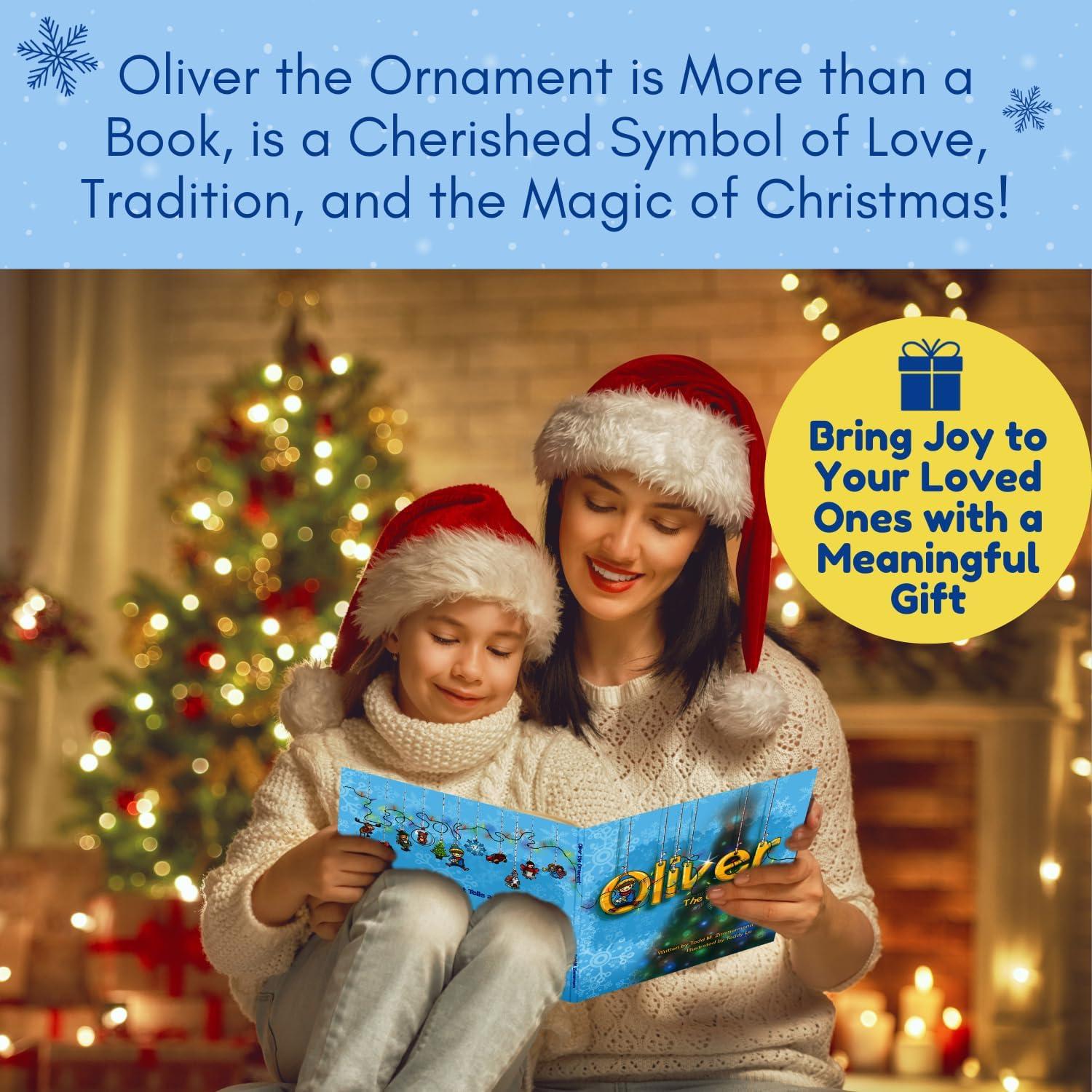 Conjunto de Regalo Oliver - Libro de Navidad y Adorno - 1.02 kg