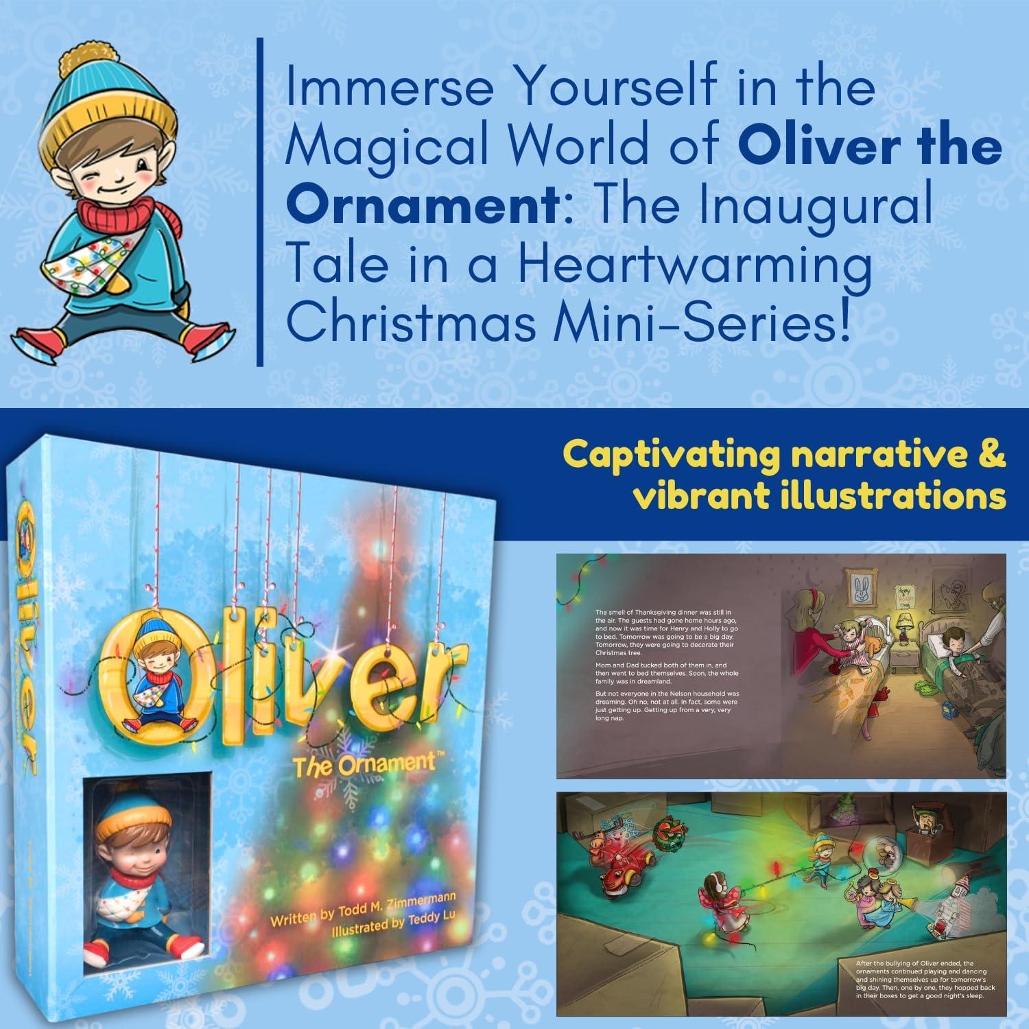 Conjunto de Regalo Oliver - Libro de Navidad y Adorno - 1.02 kg