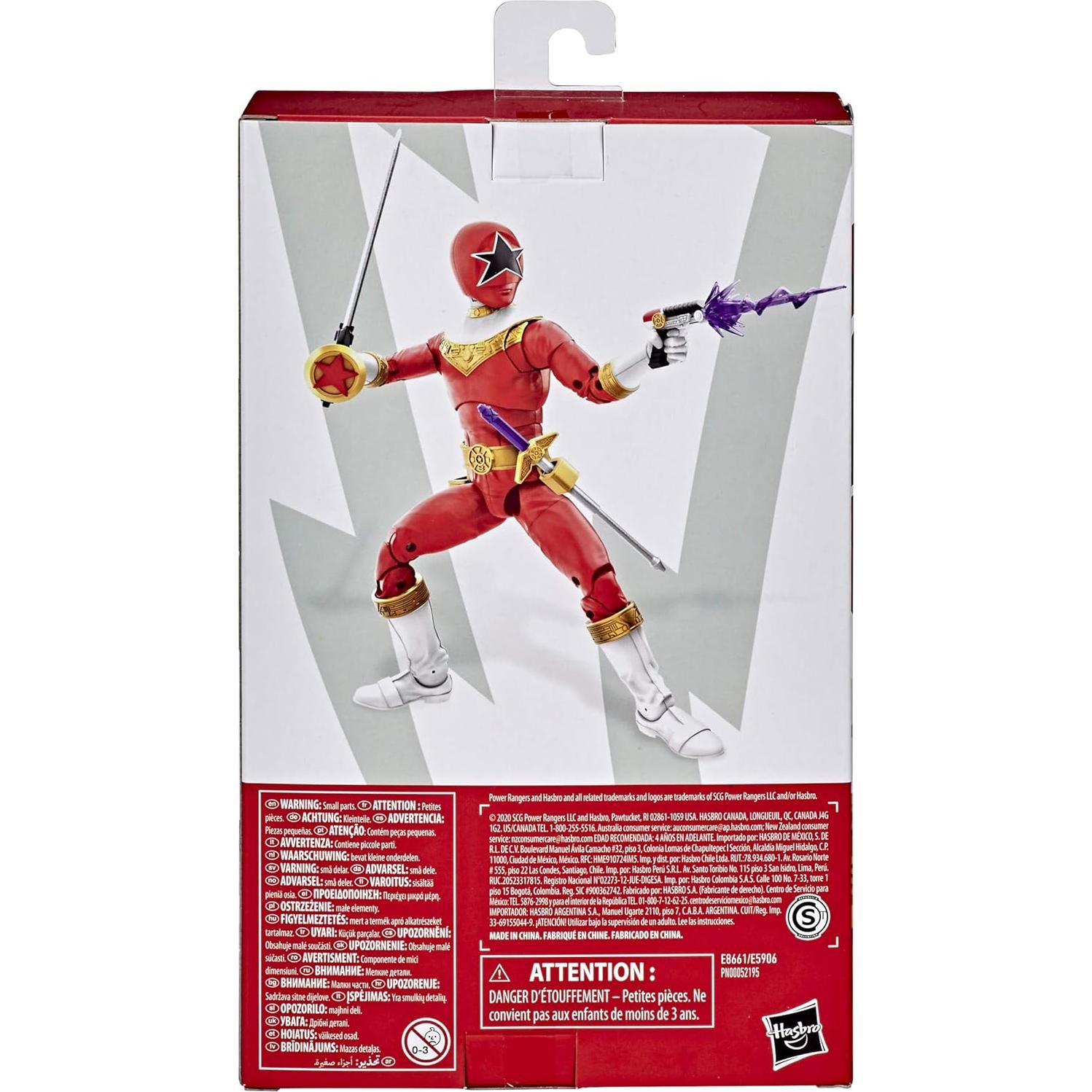 Figura de Acción Coleccionable Ranger Rojo Zeo Hasbro 15 cm