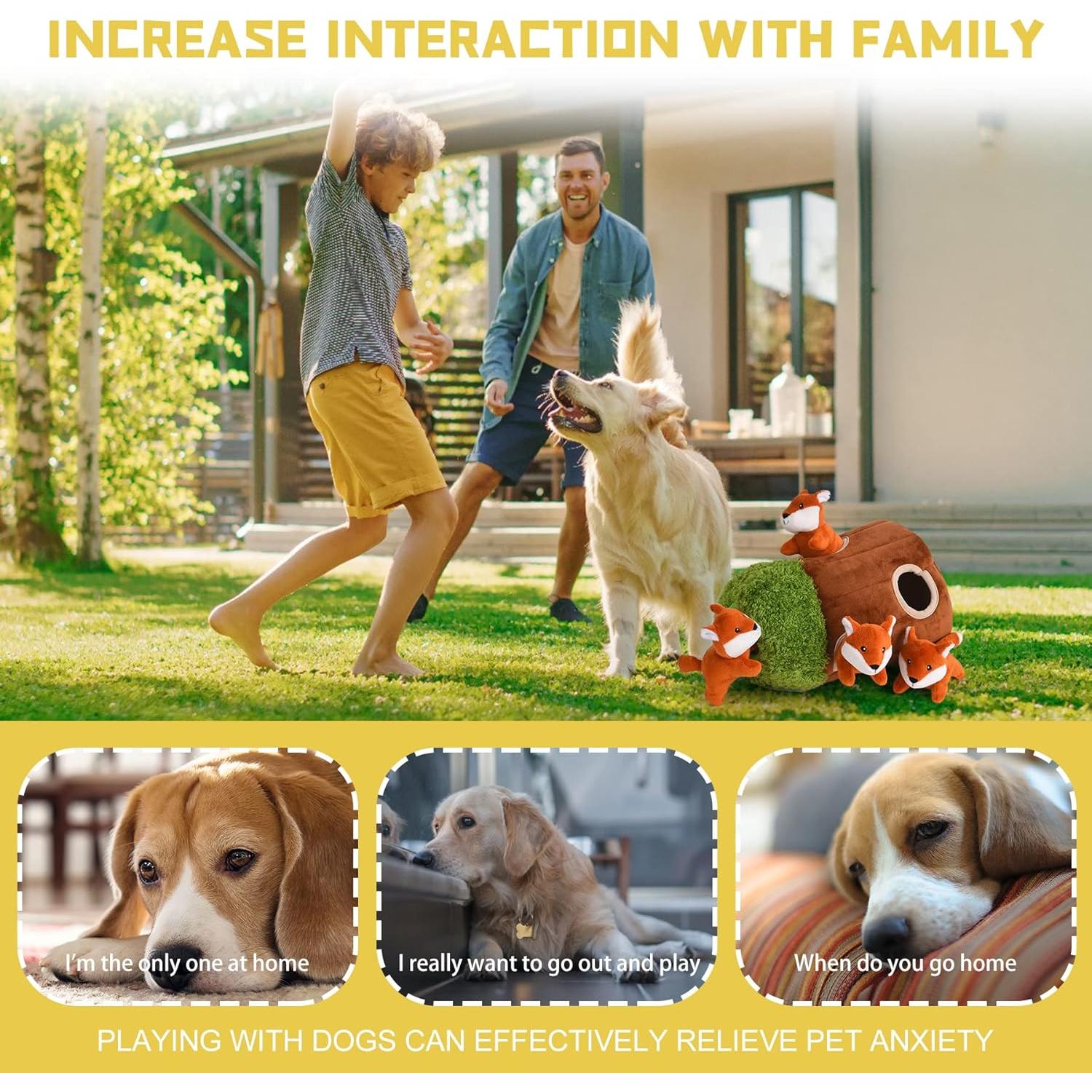 Juguete Interactivo para Perros Okegztoa Zorro Grande