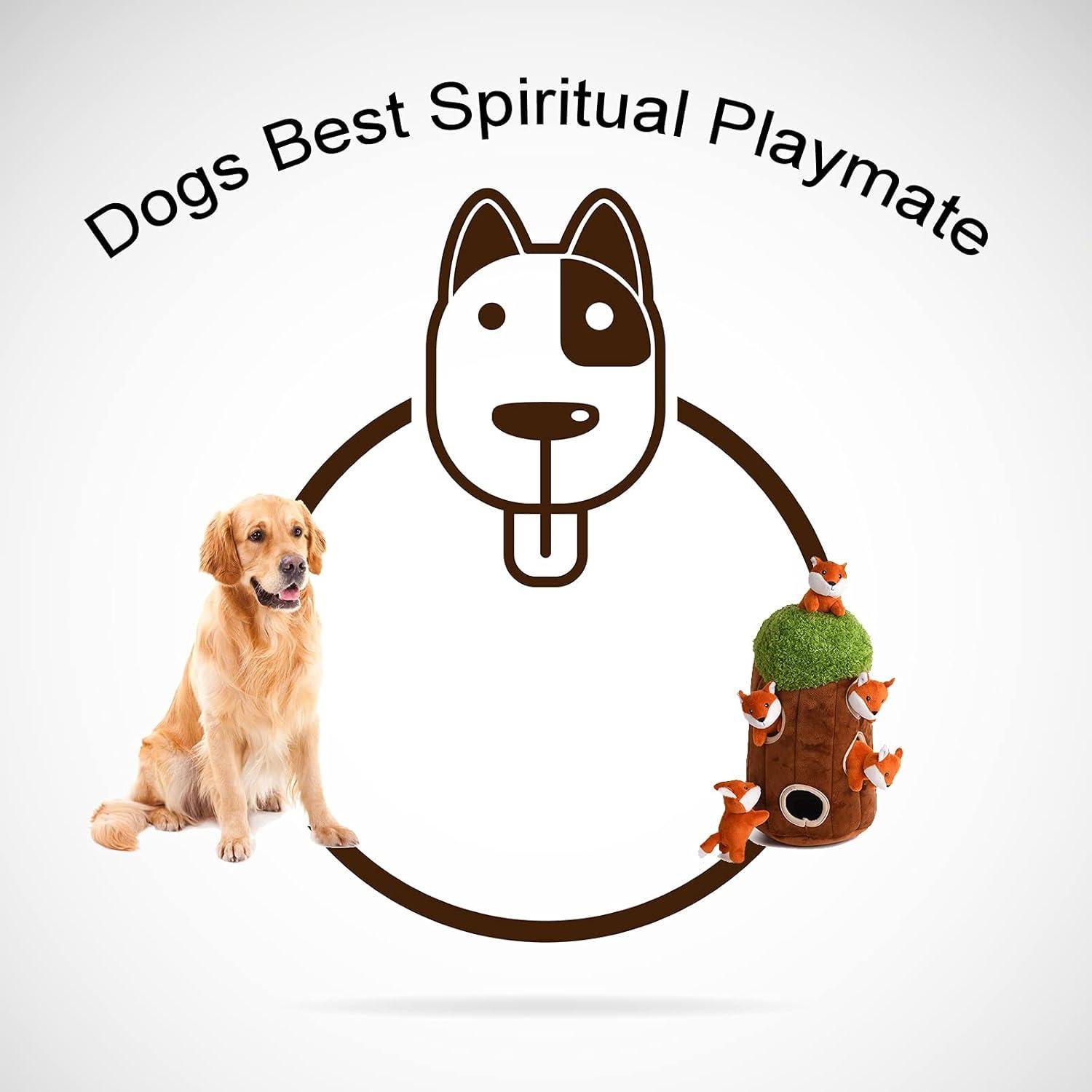 Juguete Interactivo para Perros Okegztoa Zorro Grande