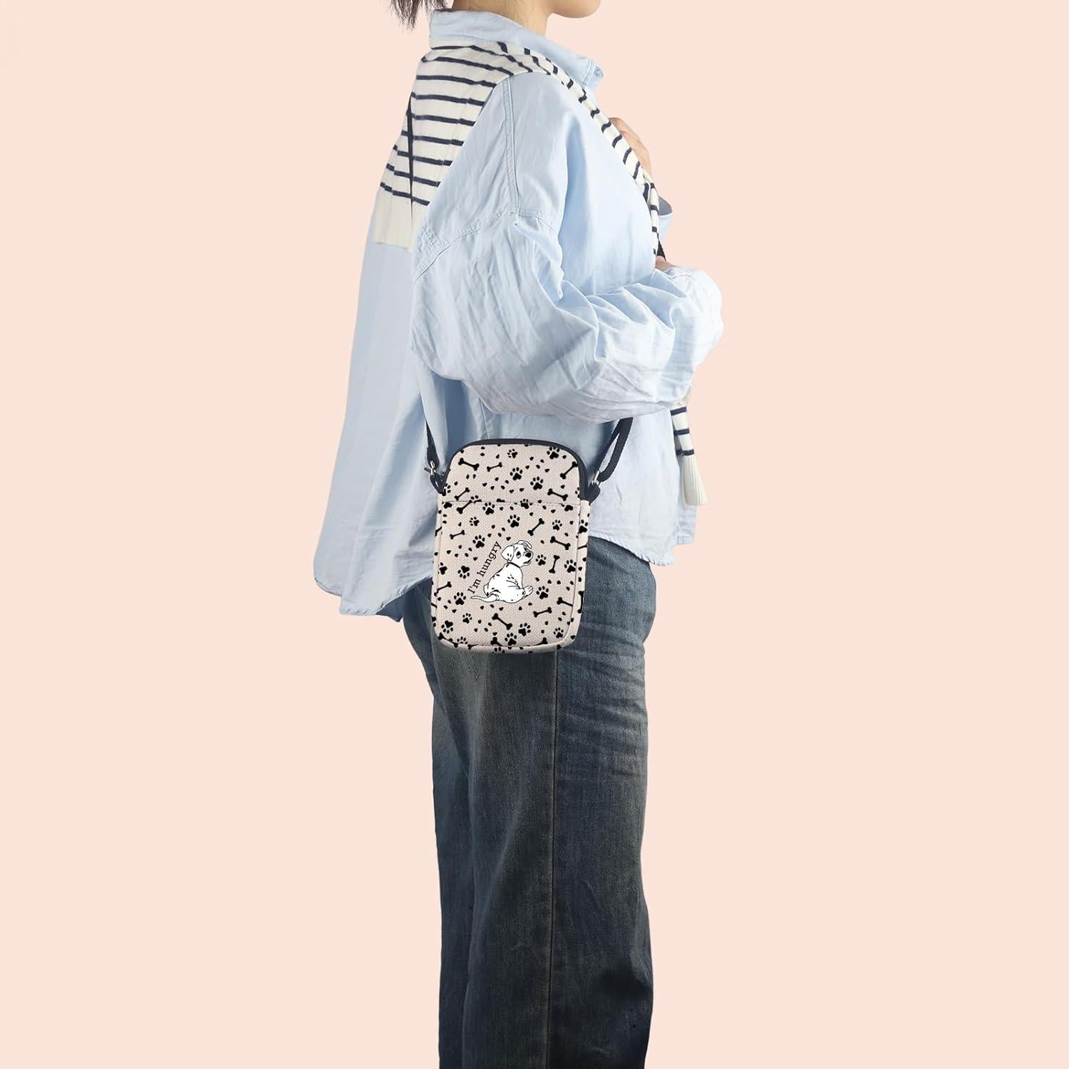 Bolsa Cruzada Rolly Hambriento Dálmatas 21x18x5cm Mujer