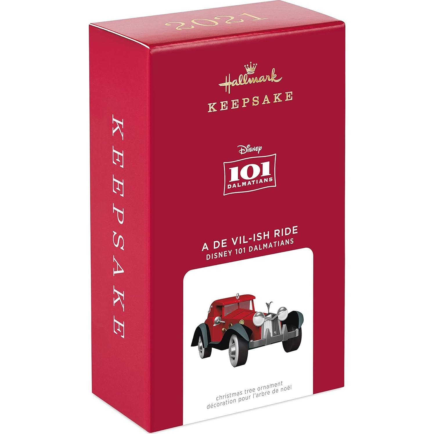 Adorno Navideño Hallmark 2021 Cruella De Vil 11.5 cm