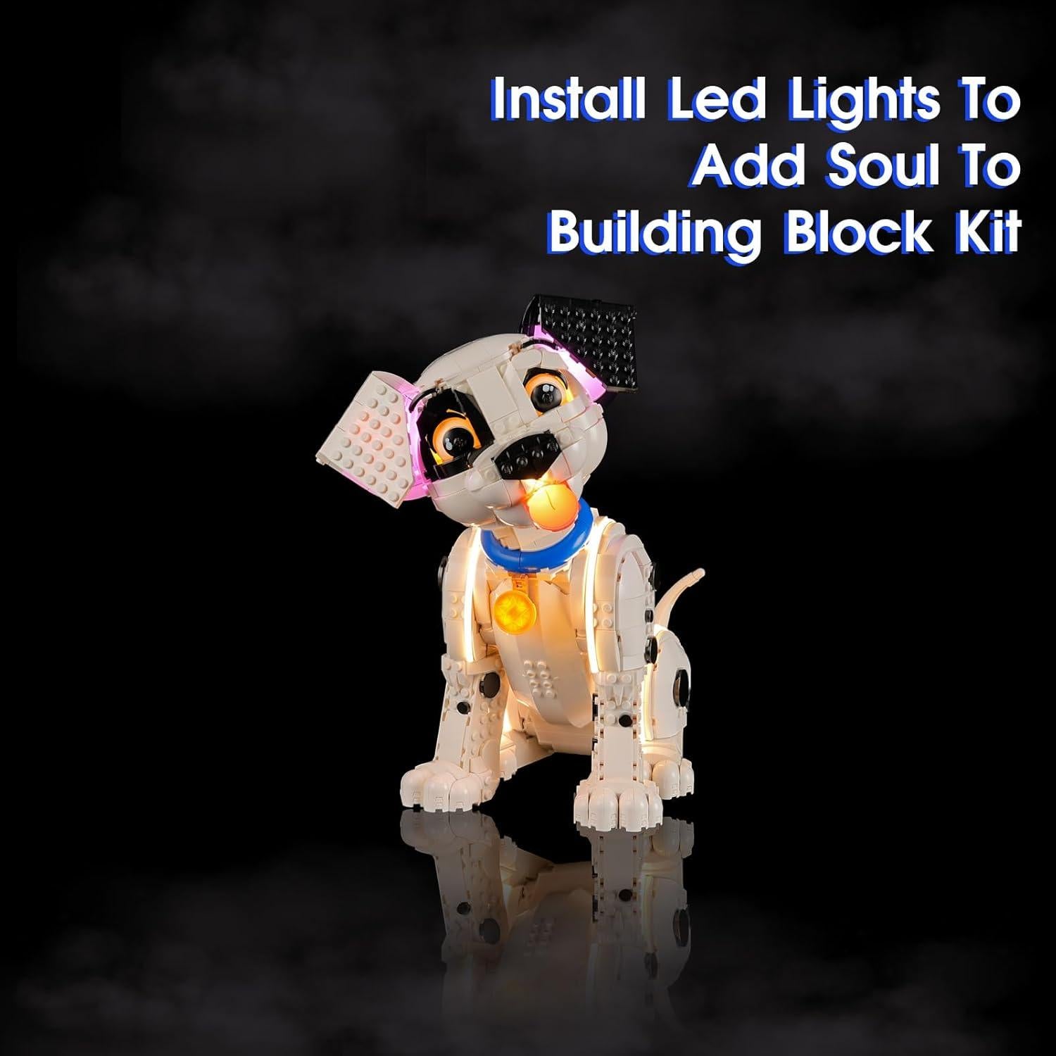 Luz LED Vaodest para Lego 43269 Cachorro 101 Dálmatas