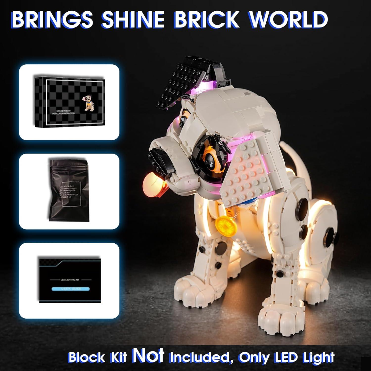 Luz LED Vaodest para Lego 43269 Cachorro 101 Dálmatas