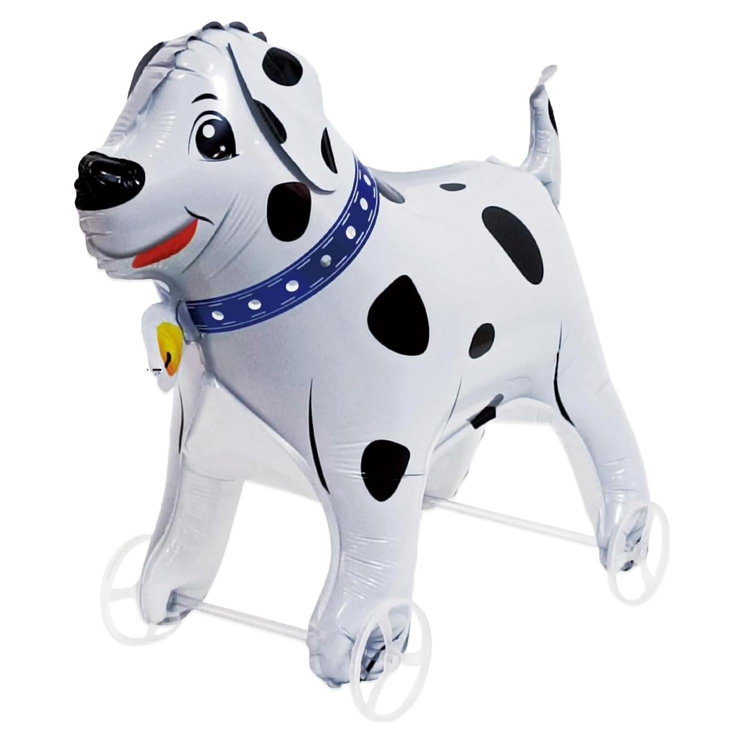 Globo de Perro Dálmata Mylar 20 cm para Fiesta de Cumpleaños